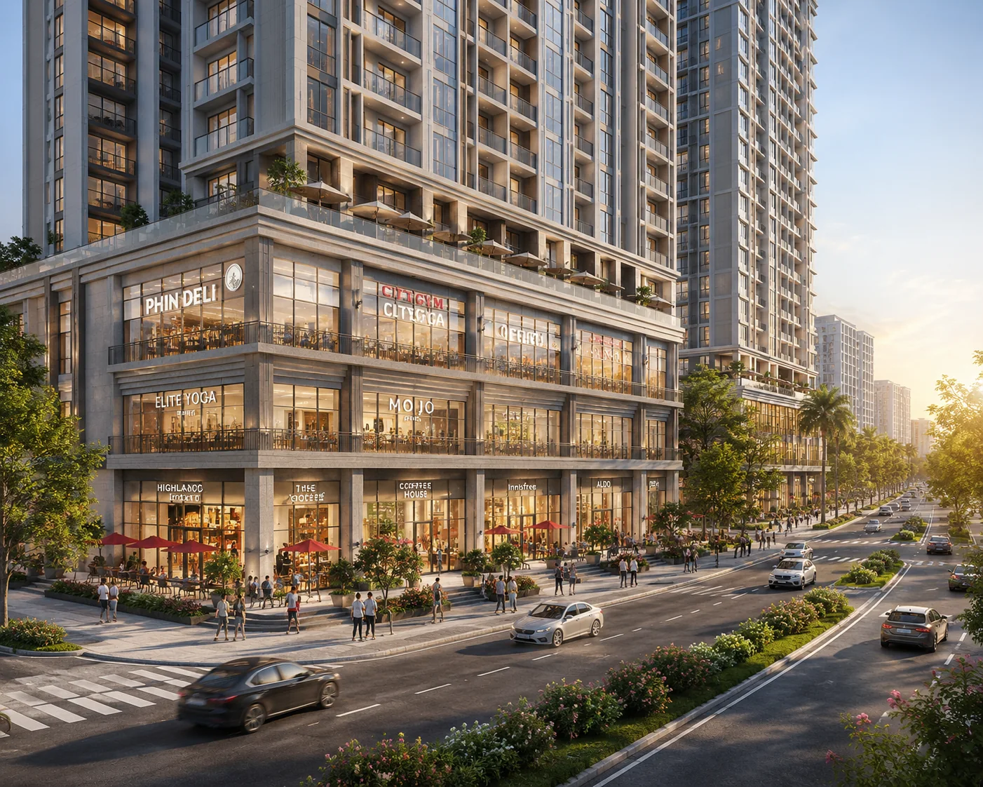 Shophouse thương mại khối đế Sun Trường Vinh